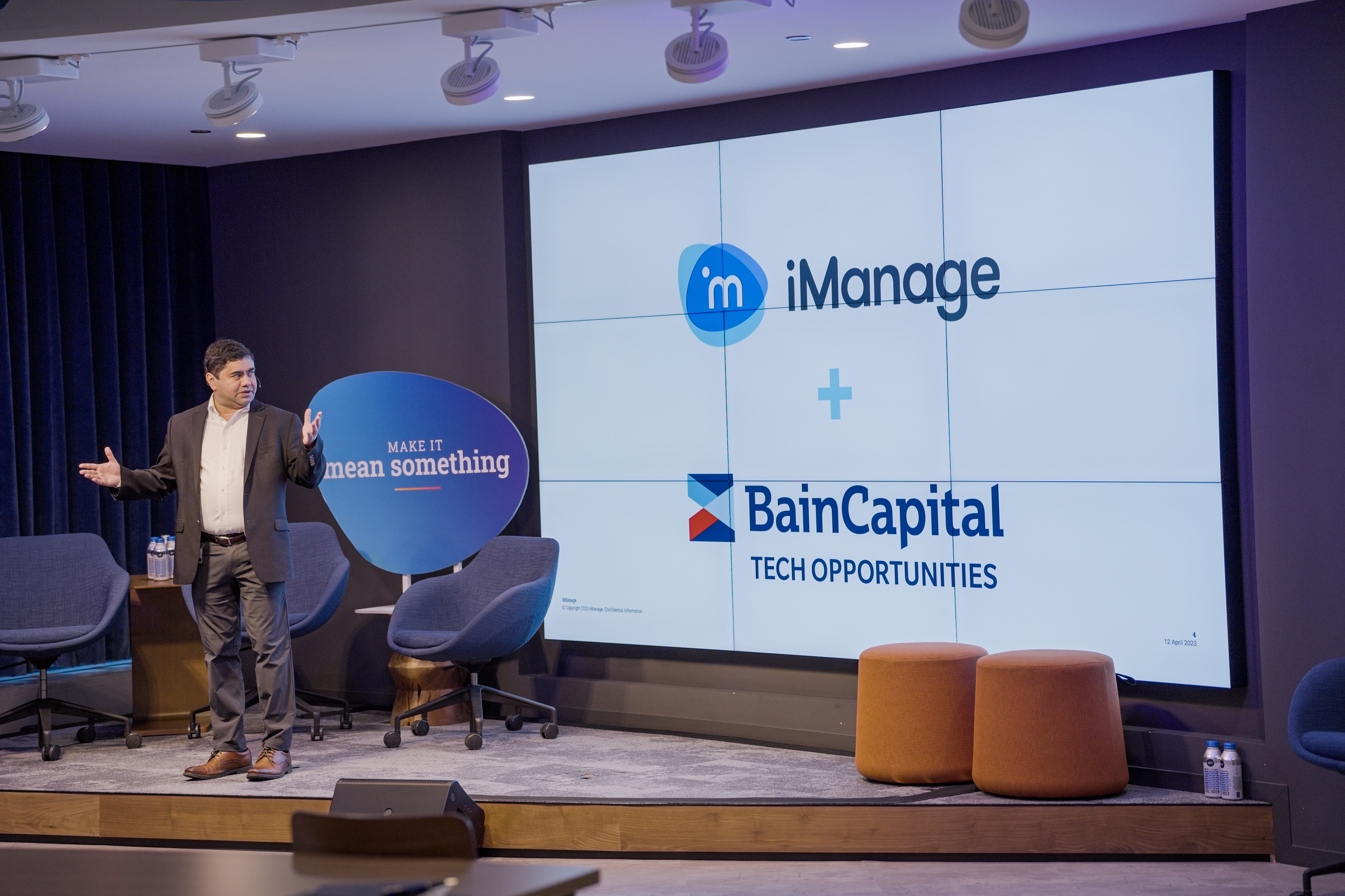 iManage announces strategic partnership with Bain Capital